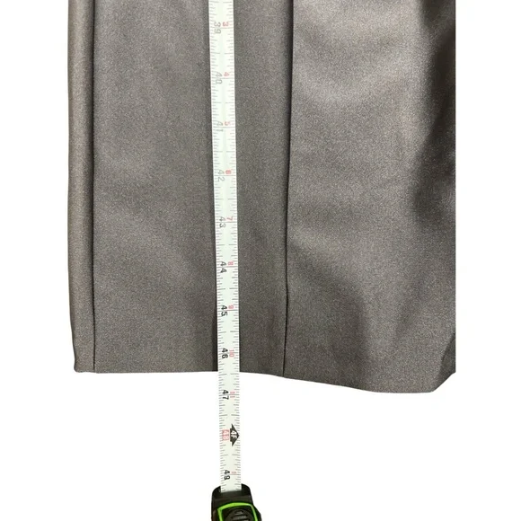 Good American Scuba Trousers Slight Flare Zip Side Zip Center Seam Gray Sz 6 3XL - Picture 11 of 12